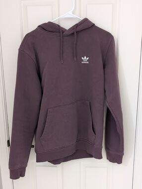 Adidas Purple Hoodie - Mens Medium